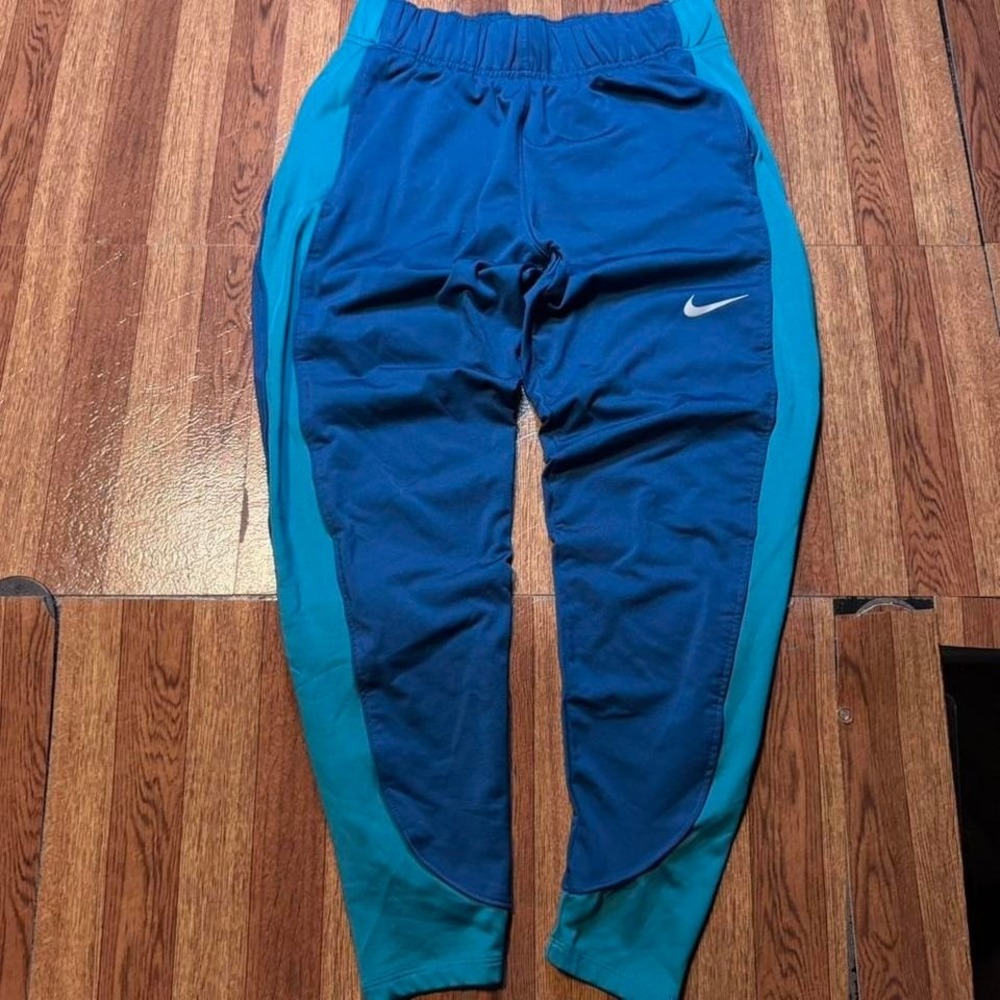 Nike Running Women's Blue Therma-Fit Sportswear Sweatpants Jogger Small